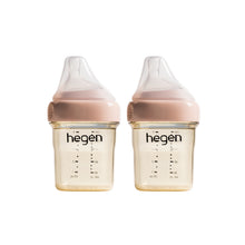 Load image into Gallery viewer, HEGEN PCTO™ 150ML/5OZ FEEDING BOTTLE PPSU,2-Pack PINK with 2x Slow Flow Teats (1 to 3 months)