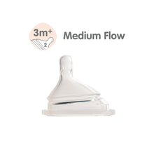 Load image into Gallery viewer, Hegen PCTO™ 240ml/8oz Feeding Bottle PPSU 2-Pack Pink with 2x Medium Flow Teats (3 to 6 months)