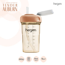Load image into Gallery viewer, Hegen PCTO™ 240ml/8oz Straw Cup PPSU Auburn (Slow Flow)