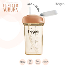 Load image into Gallery viewer, Hegen PCTO™ 240ml/8oz Straw Cup PPSU Auburn (Slow Flow)
