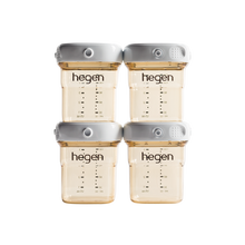 Load image into Gallery viewer, HEGEN PCTO™ 150ML/5OZ BREAST MILK STORAGE PPSU, 4-PACK